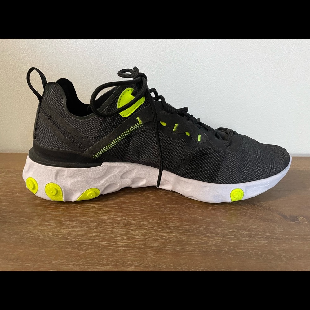 Nike React Element Black Volt (Size 10) - image 6